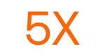 5x